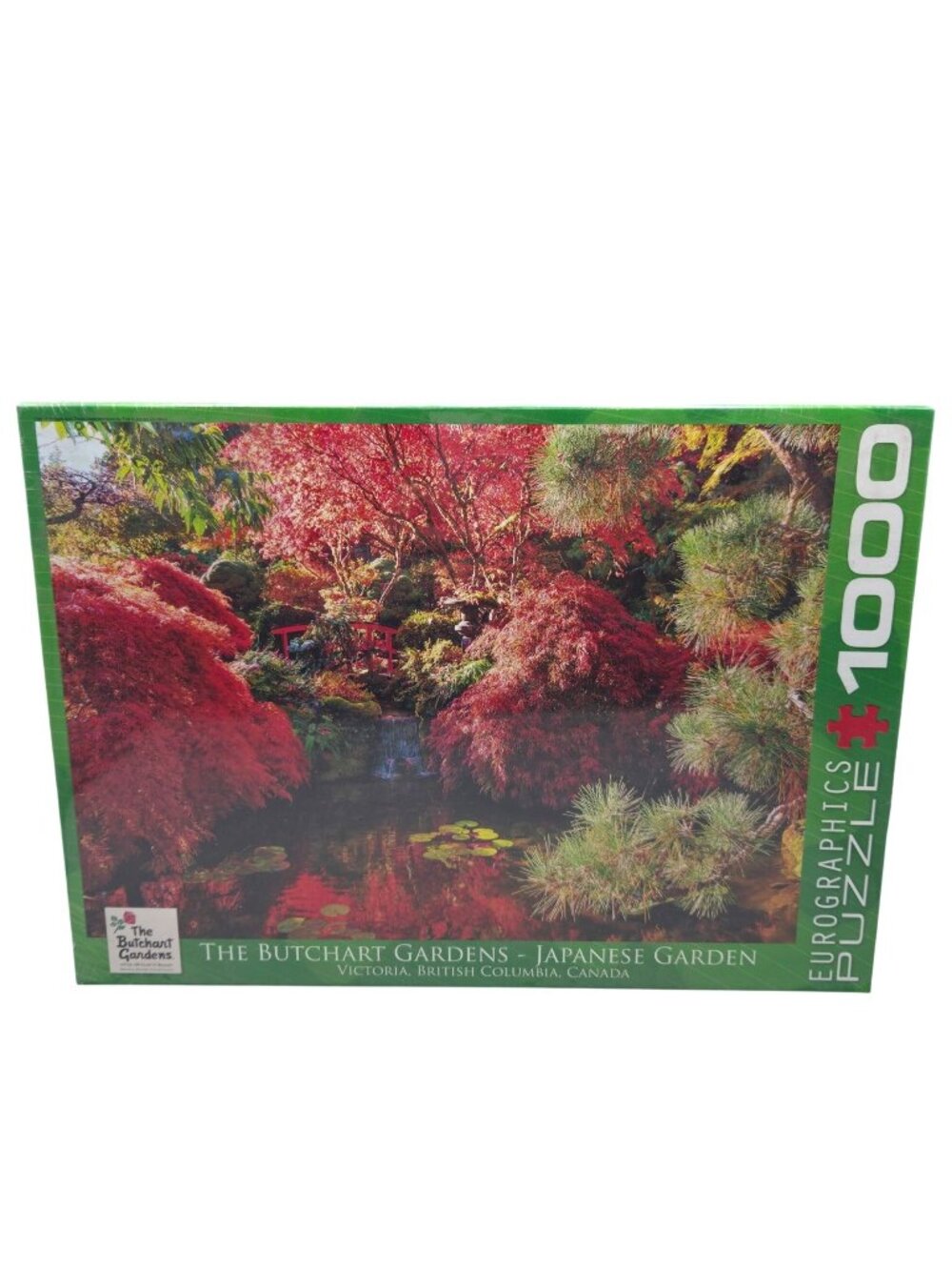 Eurographics Butchart Gardens Japanese Garden 1000 Pc Jigsaw Puzzle NIB